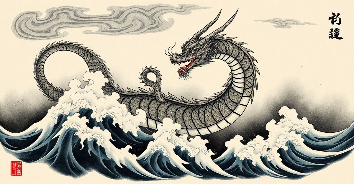 Japanese Dragon Symbolism: Power, Water, and the Eastern Dragon